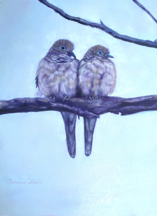 bedtime - oil on canvas