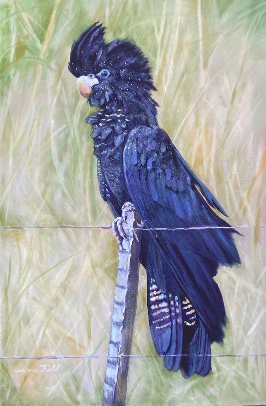 Lady in Black - Oil on canvas