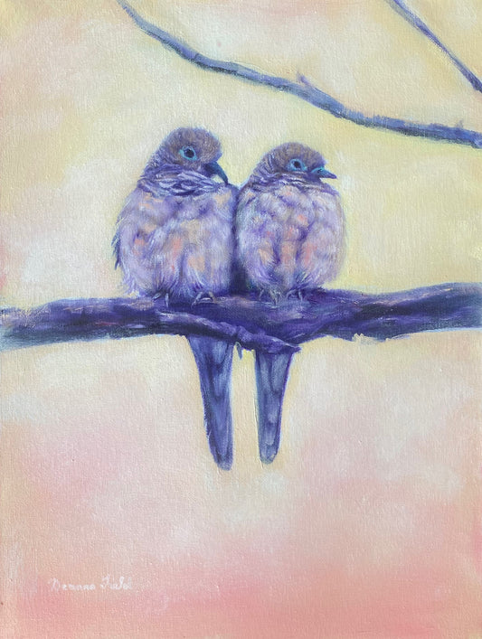 bedtime - oil on canvas