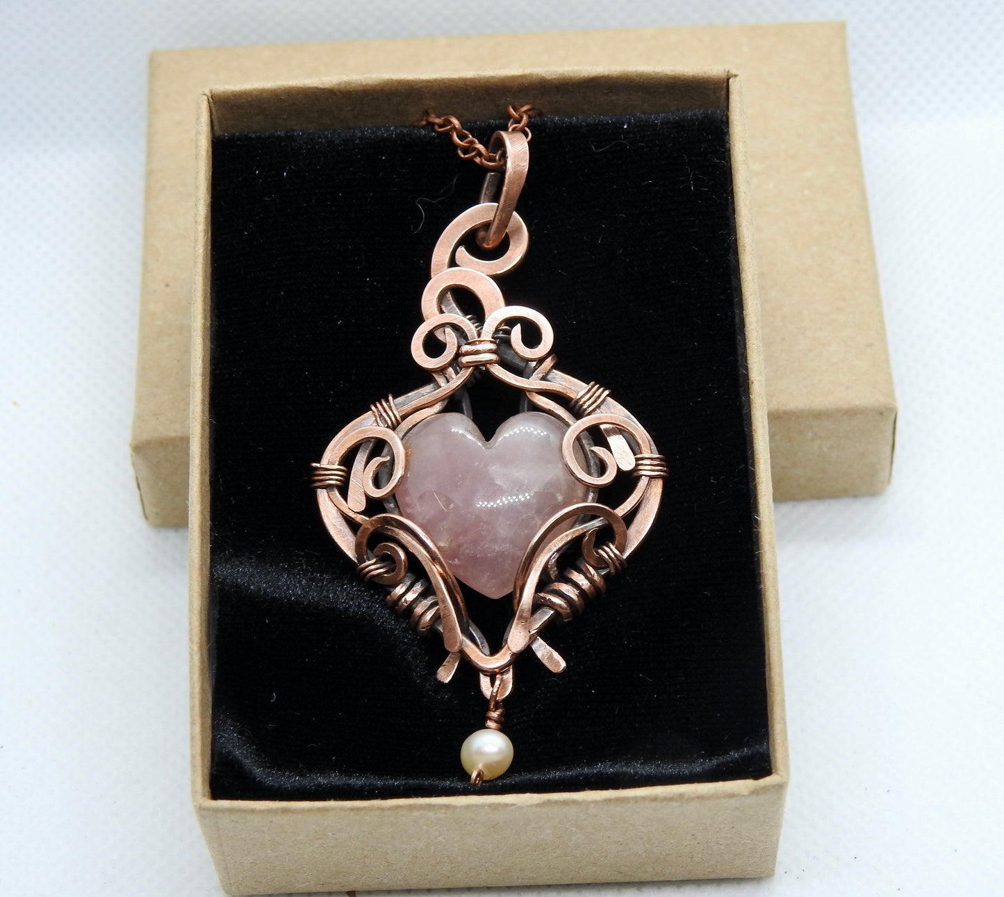 Made to order, commission wire wrap pendant.